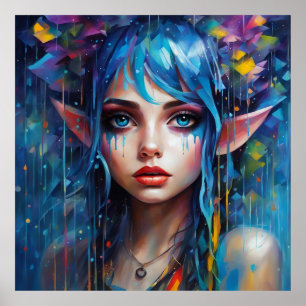 Pop Art Elf Poster