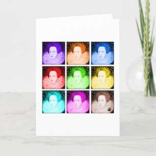 Pop Art Elizabeth I Card