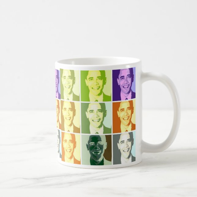 Pop Art .esque Obama Mug (Right)