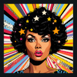 Pop Art Explosion Poster<br><div class="desc">Immerse yourself in a vibrant explosion of Pop Art that pays homage to the bold and colourful world of pop culture.</div>