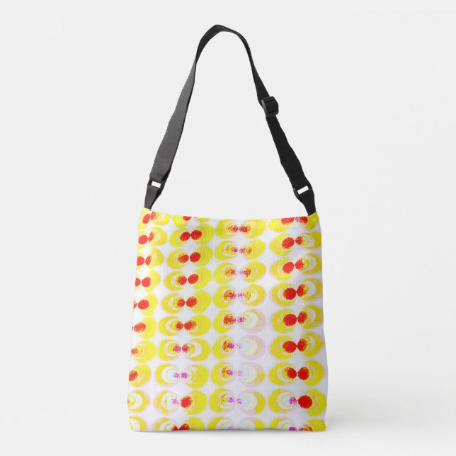Pop art fabric crossbody bag (Back)