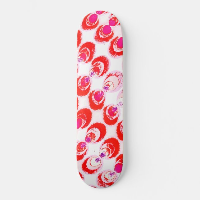 Pop art fabric skateboard (Front)