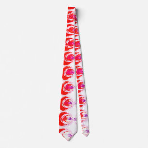 Pop art fabric tie