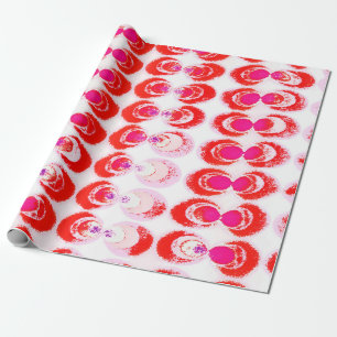 Pop art fabric wrapping paper