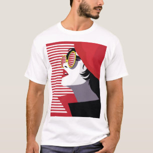 Pop Art Fashion Woman Vintage T-Shirt
