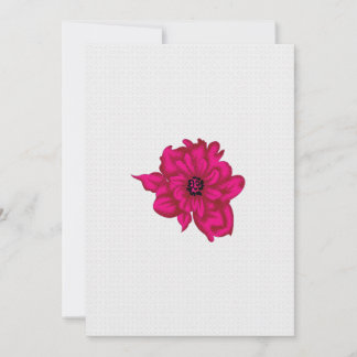 Pop Art Flower | Modern Digital Print Invitation