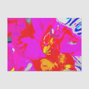 Pop art flower tissue paper