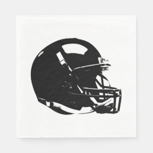 Pop Art Football Helmet Napkin