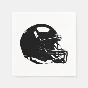 Pop Art Football Helmet Napkin