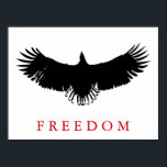 Pop Art Freedom Eagle Landing Poster<br><div class="desc">Freedom & Courage Motivational Eagles Images - Fearless Bald Eagles - Bald American Eagle Pictures - Fearsome Patriotic Eagle Heads, Flying Eagles, Landing Eagle</div>