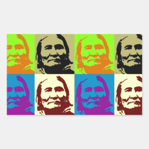 Pop Art Freedom Fighter Geronimo Sticker