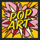 POP ART Fun Retro Comic Book Poster<br><div class="desc">A cool, trendy and fun design that puts the wham, zap, pow into your home, your life and your day. A great gift for you, your friends or your family. Designed by ComicBookPop© at www.zazzle.com/comicbookpop*</div>