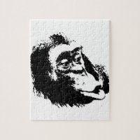 Pop Art Funny Chimpanzee