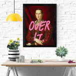 Pop Art Funny Over It Sassy Gallery Glossy Poster<br><div class="desc">Spice up your walls with this sassy pop art. Reads "Over it." Features Portrait of Eleanora di Toledo by Bronzino.
She looks like she's pretty much over it, don't you think?!</div>