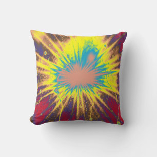 Pop Art Galaxy Throw Pillow