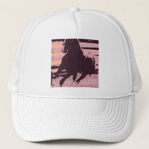 Pop Art Galloping Horse Trucker Hat