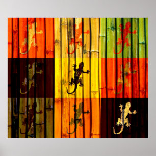 Pop Art Geckos Poster
