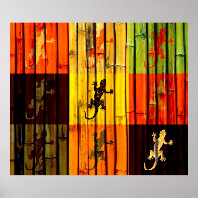 Pop Art Geckos Poster (Front)
