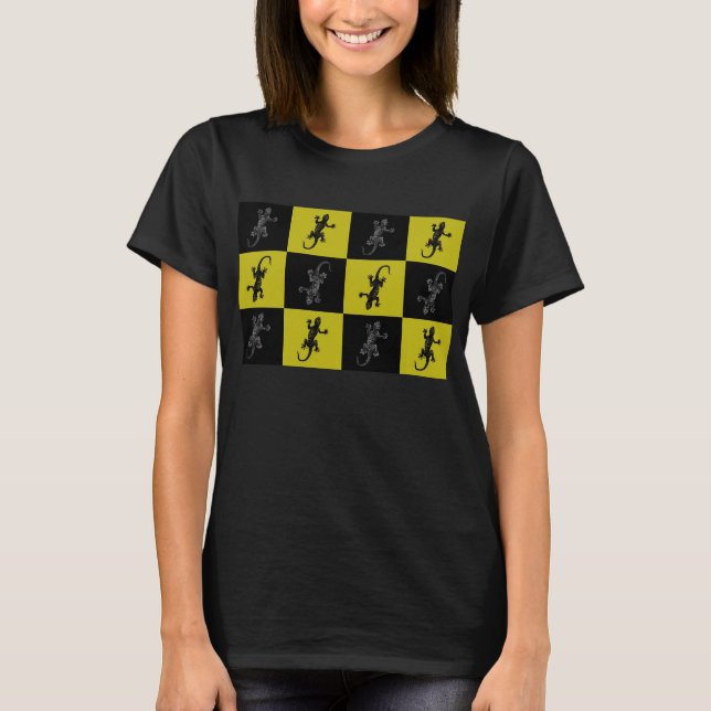 Pop art geckos T-Shirt (Front)