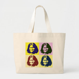 Pop Art Geronimo Large Tote Bag
