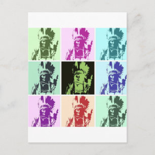 Pop Art Geronimo Postcard