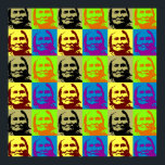 Pop Art Geronimo Poster - Freedom & Peace Symbol<br><div class="desc">Pop Art Style Iconic Historical People Images - Freedom Warrior Indian Tribe Chief Geronimo Art Poster Print</div>