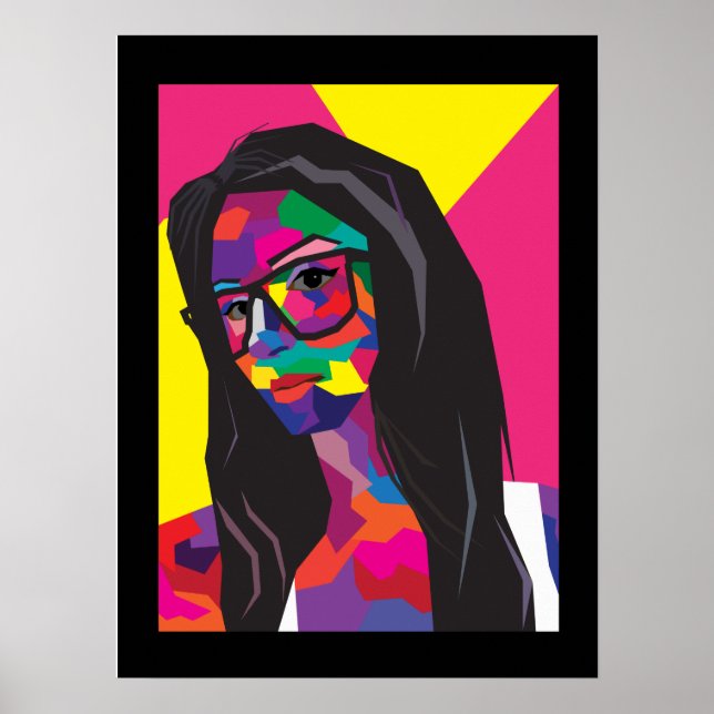 pop art girl poster (Front)