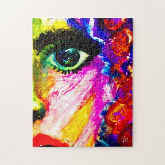 Pop Art Glam Large Puzzle (Challenging) (Vertical)