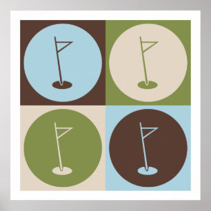 Pop Art Golf Poster