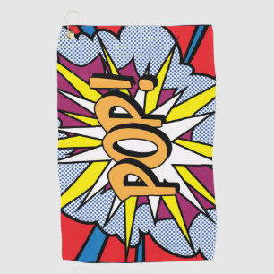 Pop Art Golf Towel