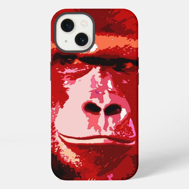 Pop Art Gorilla iPhone Case (Back)