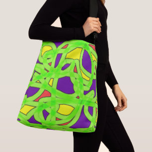 Pop Art Graffiti Crossbody Bag