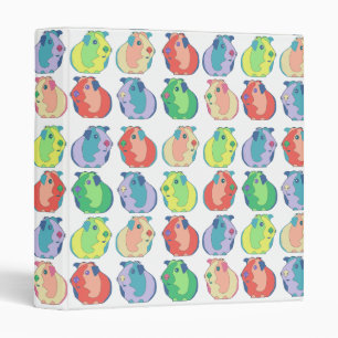 Pop Art Guinea Pig Pattern Binder