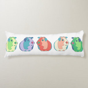 Pop Art Guinea Pig Pattern Body Pillow