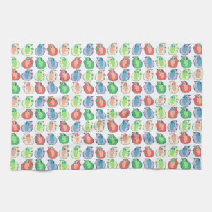 Pop Art Guinea Pig Pattern Kitchen Towel