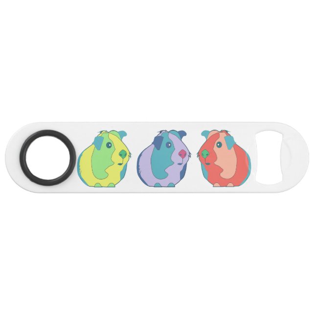 Pop Art Guinea Pigs Bar Key (Front (Horizontal))