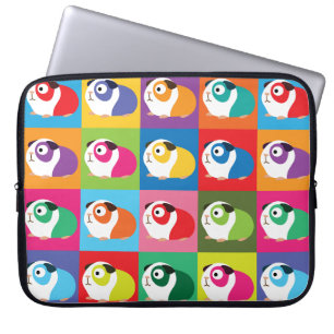 Pop Art Guinea Pigs Laptop Sleeve