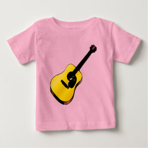 Pop Art Guitar Baby T-Shirt