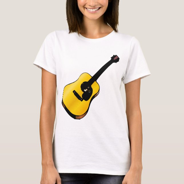 Pop Art Guitar T-Shirt (Front)