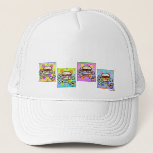 Pop Art HAMBURGER CASQUETTE - CASQUETTE sportif