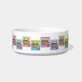 Pop Art HAMBURGER SNACK or PET BOWL