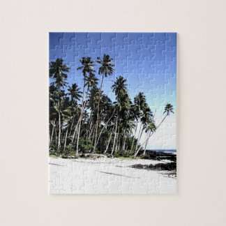 Pop Art Hawaii Island Travel Beach Palm Trees Jigsaw Puzzle