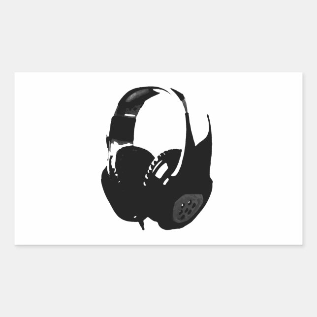 Pop Art Headphone Sticker (Front)