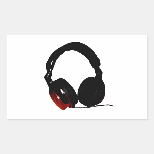 Pop Art Headphone Sticker (Front)