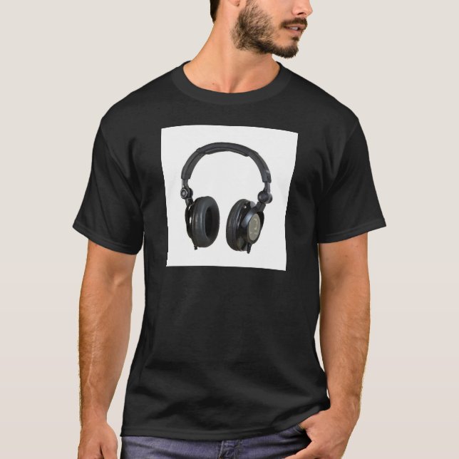 Pop Art Headphone T-Shirt (Front)