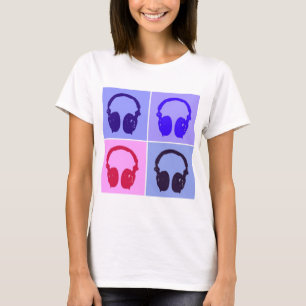 Pop Art Headphones T-Shirt