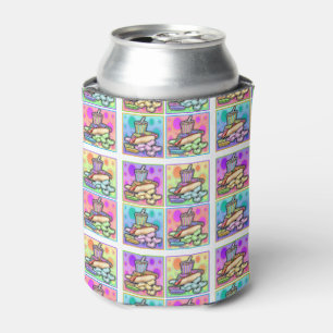 POP ART HOT DOGS CAN COOLER