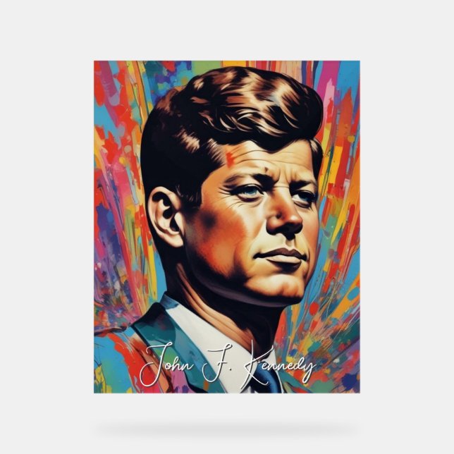 Pop Art Jack JFK John F. Kennedy (Recto)