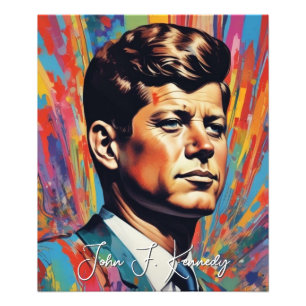 Pop Art Jack JFK John F. Kennedy Photo Print
