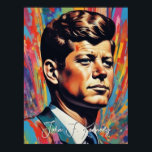 Pop Art Jack JFK John F. Kennedy Poster<br><div class="desc">Is collecting postcards a passion for you? Or is this something very old-fashioned? Not so for postcard lovers. It's an indispensable habit. In what other way is it possible to leave a memory that is entirely your own that your loved ones can touch?</div>